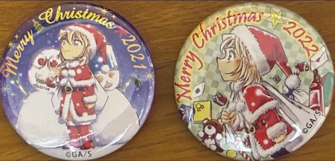 名探偵コナン　青山剛昌ふるさと館　灰原哀　クリスマス　非売品　缶バッジ　セット イベント終了】2020年クリスマスイベント|青山剛昌ふるさと館