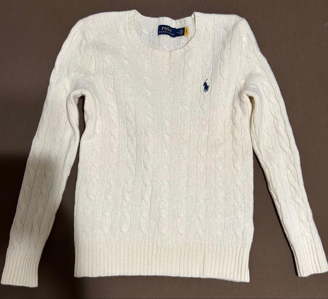 【カシミヤ】レディースPolo Ralph Lauren ニットセーター M 361019151_1.jpg