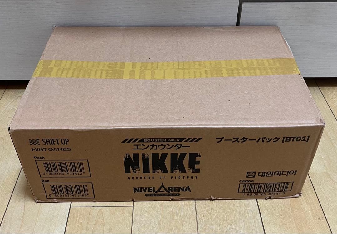 勝利の女神:NIKKE ブースターパック BT01 エンカウンター カートン 楽天市場】【BOX+プロモ付き】 TCG 勝利の女神:NIKKE NIVEL ARENA