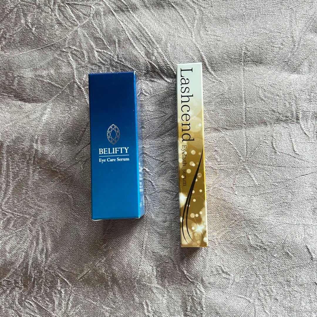 Lashcend まつ毛美 & BELIFTY目元容液 2点セット 定期購入品
