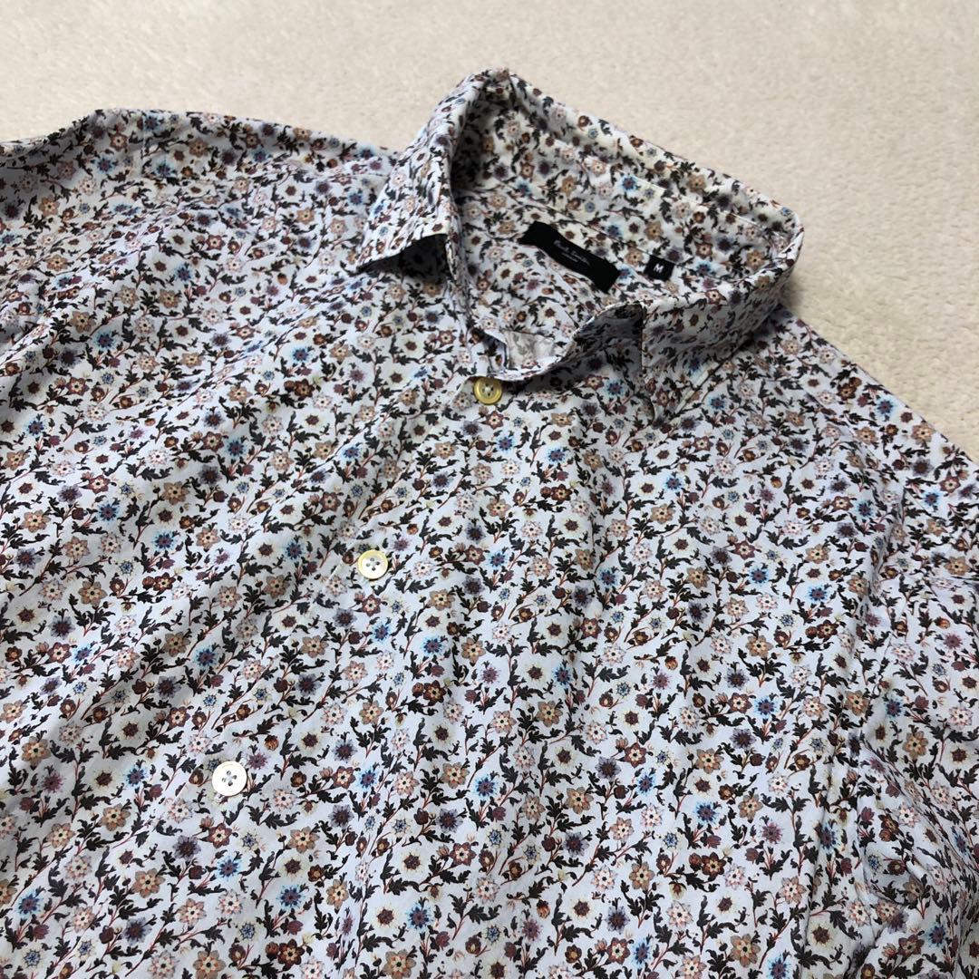 paul smith ポールスミス 花柄 フラワー 長袖シャツ サイズM - メルカリ