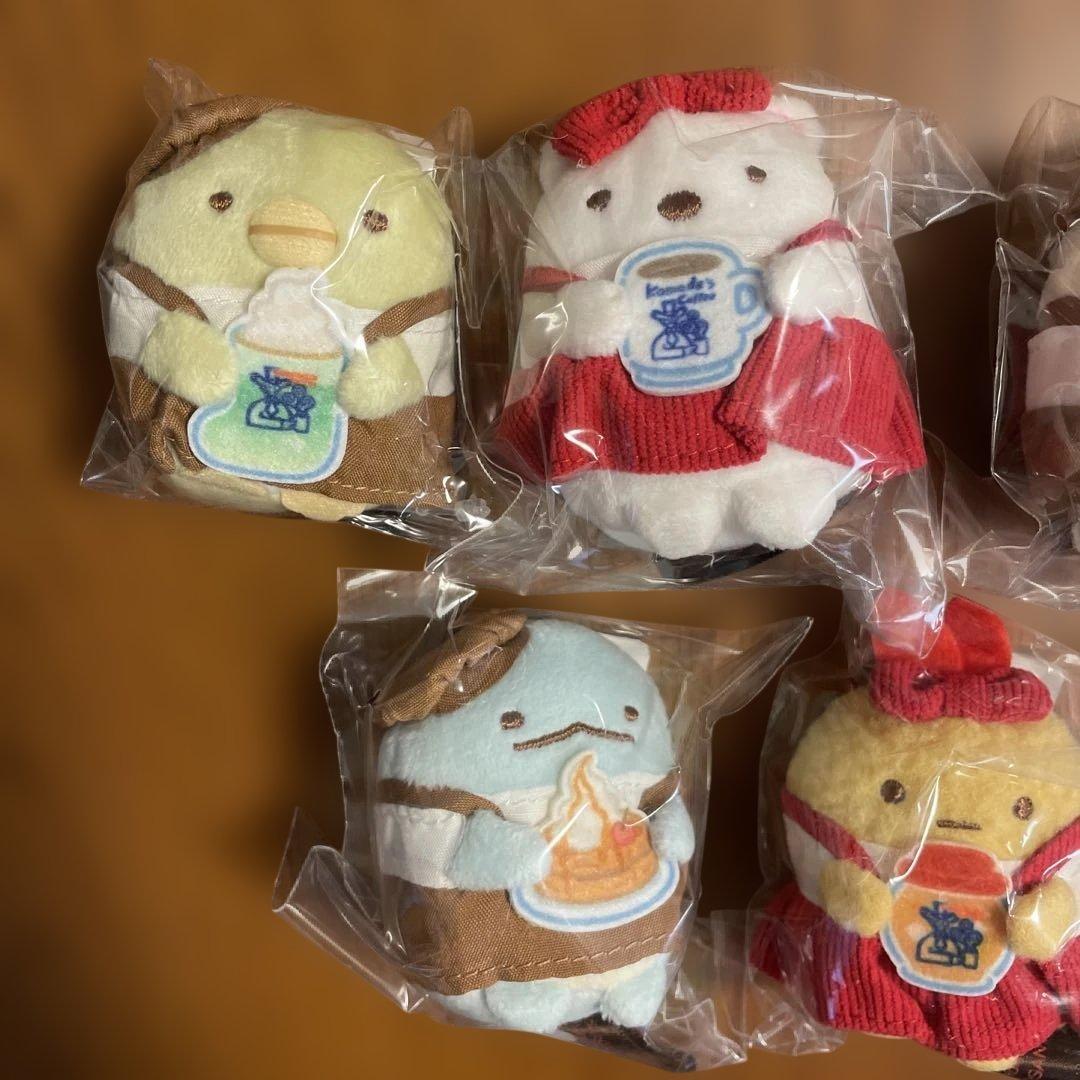 本日発送 すみっコぐらし コメダ珈琲 コラボ てのりぬいぐるみ 7種