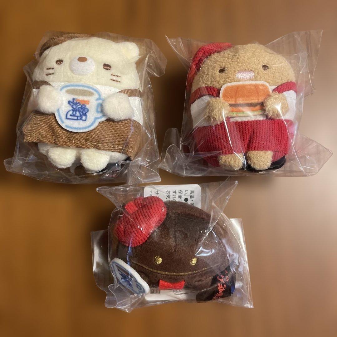 本日発送 すみっコぐらし コメダ珈琲 コラボ てのりぬいぐるみ 7種