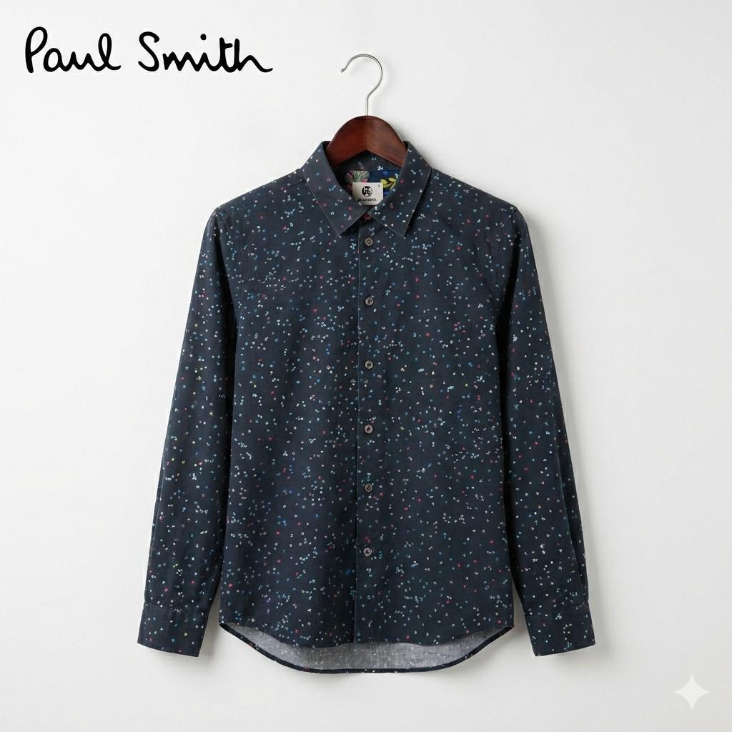 PS Paul Smith ピーエスポールスミス 総柄 長袖シャツ M 日本製 - メルカリ