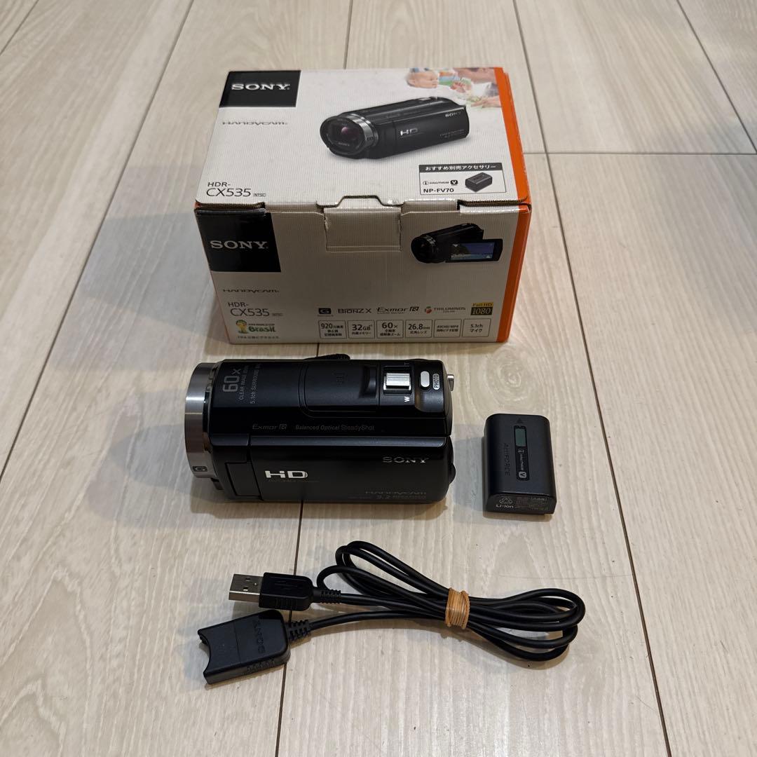 SONY ビデオカメラ　HDR-CX535