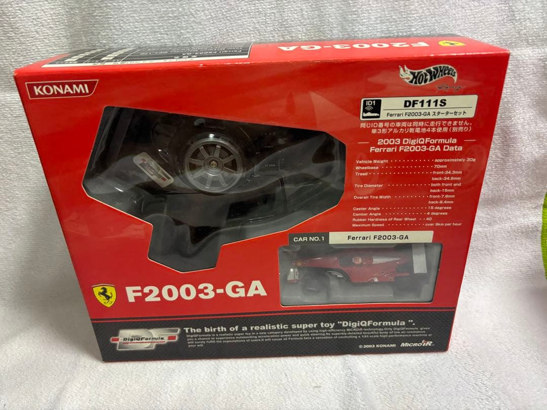 コナミ フェラーリ F2003-GA デジQフォーミュラHOT WHEELS
