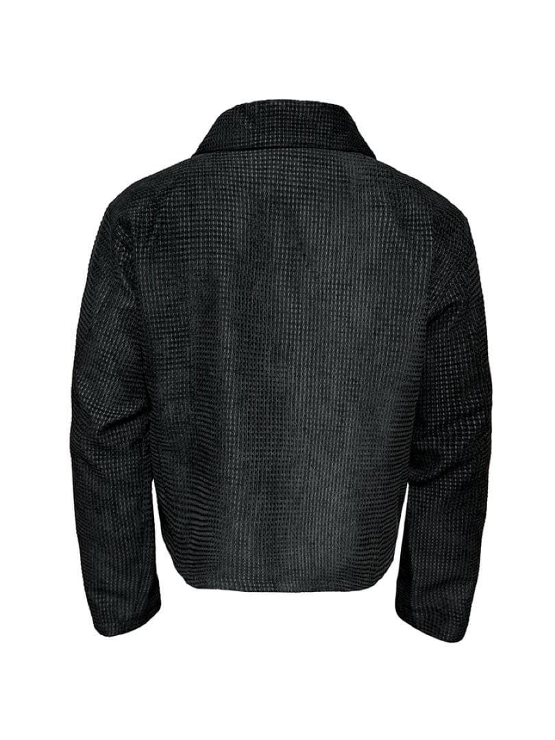 JCAESAR ZIPPER-JACKET WITH H斜めジップジャケット短丈 - メルカリ