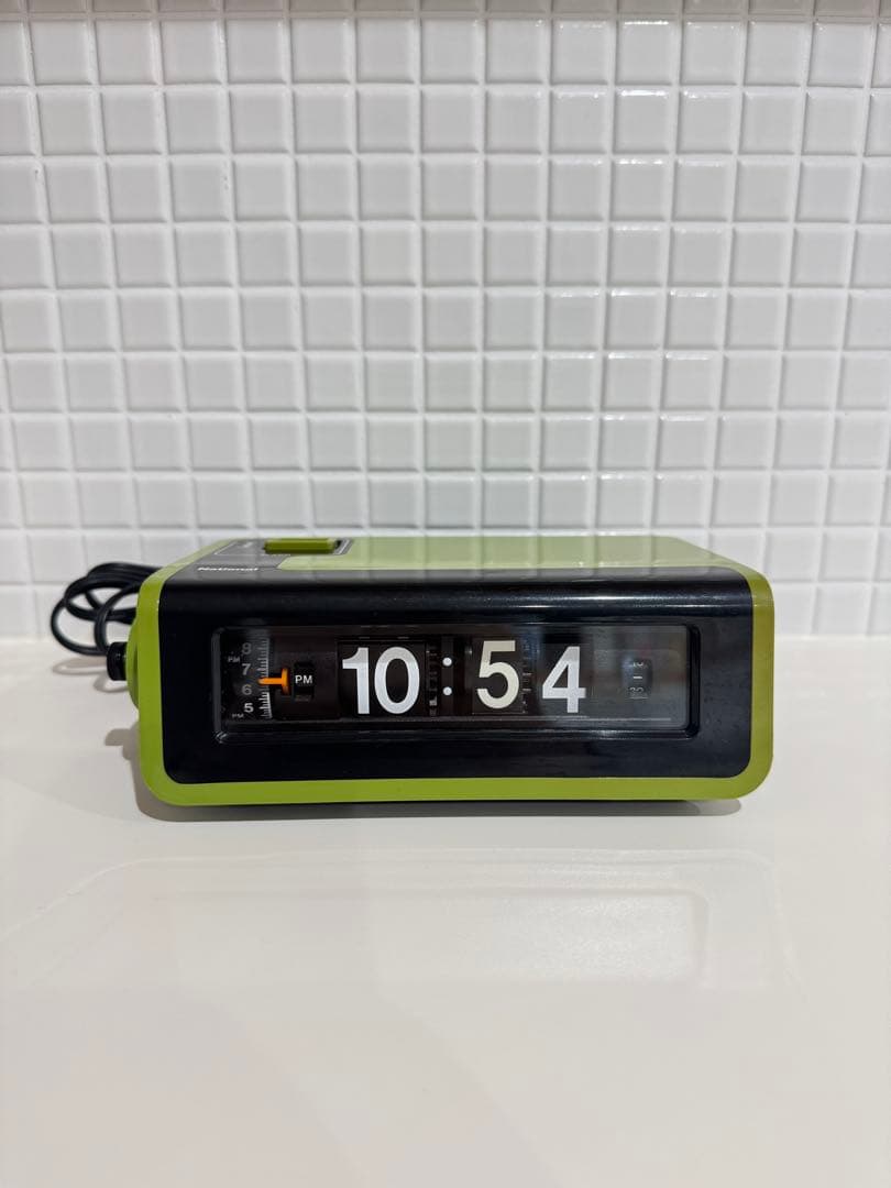 【レア】ナショナル National TG02 パタパタ時計 目覚まし時計 昭和 2026年最新】パタパタ時計 ナショナル tg02の人気アイテム - メルカリ