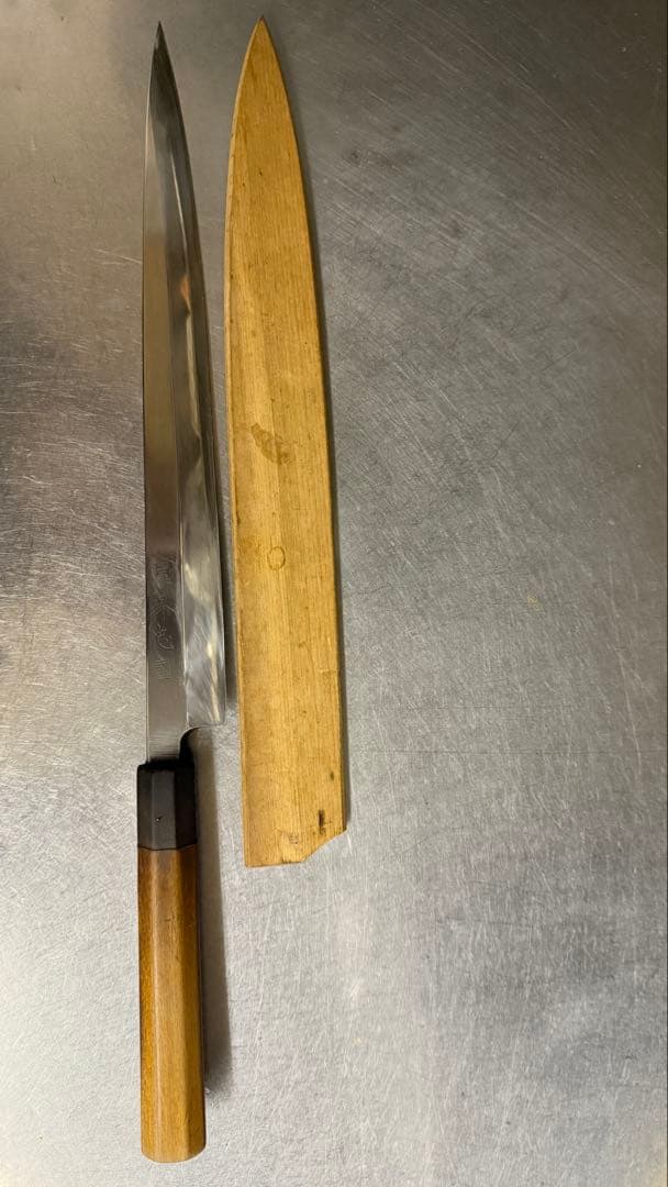 本焼 堺忠國 柳刃包丁 9寸