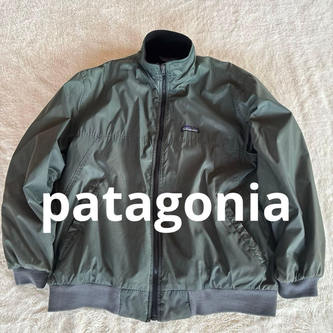 80s パタゴニア　シェルドシンチラ　L アルファグリーンブラック　デカタグ