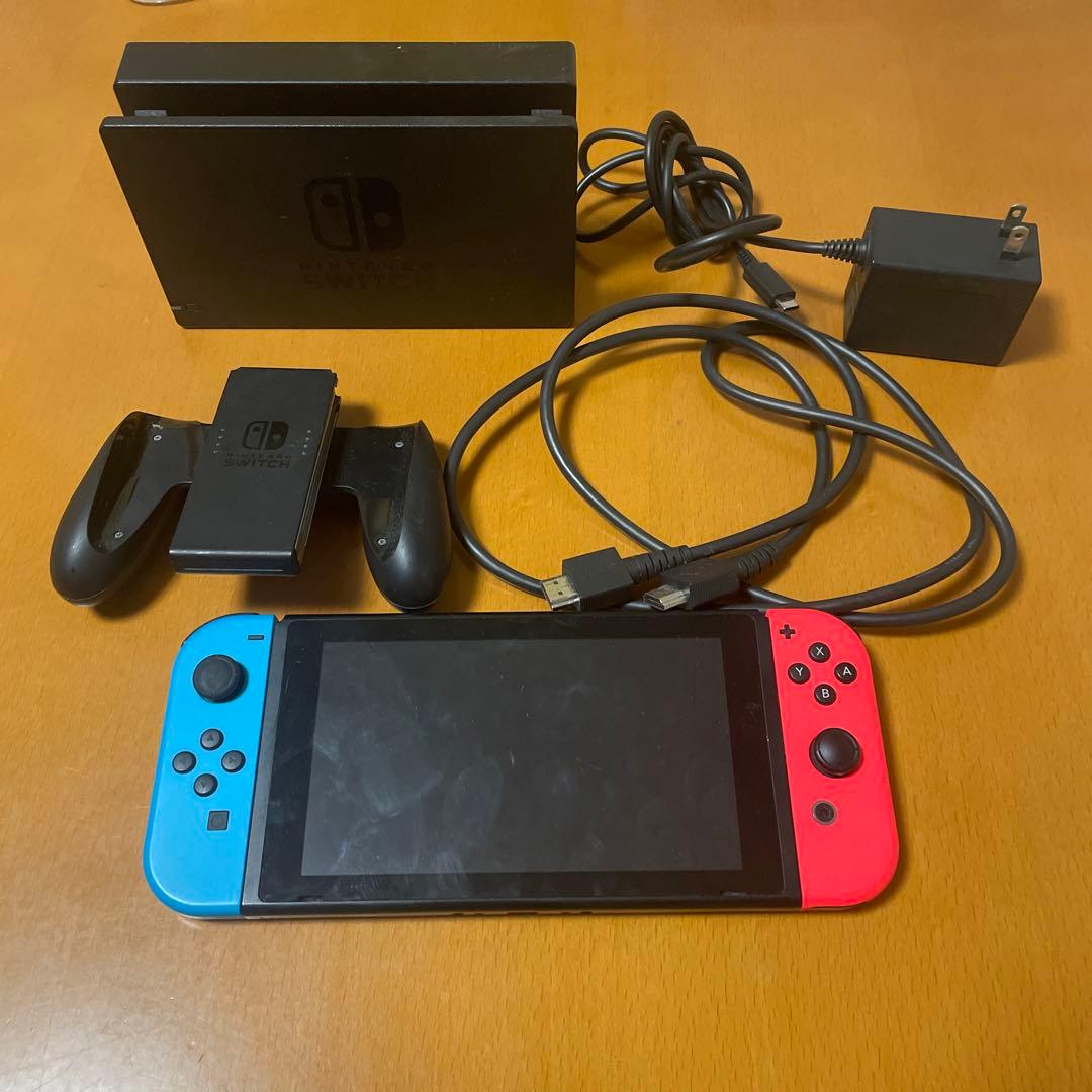 蚊*様 Nintendo Switch 青/赤 本体 持続型 HAC-001(-