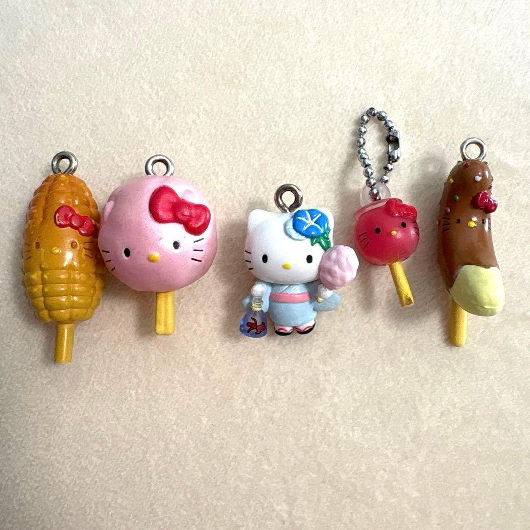 ロ*ズ様 レア　ご当地キティ　屋台　夏祭り　チョコバナナ　りんご飴　綿菓子　とう