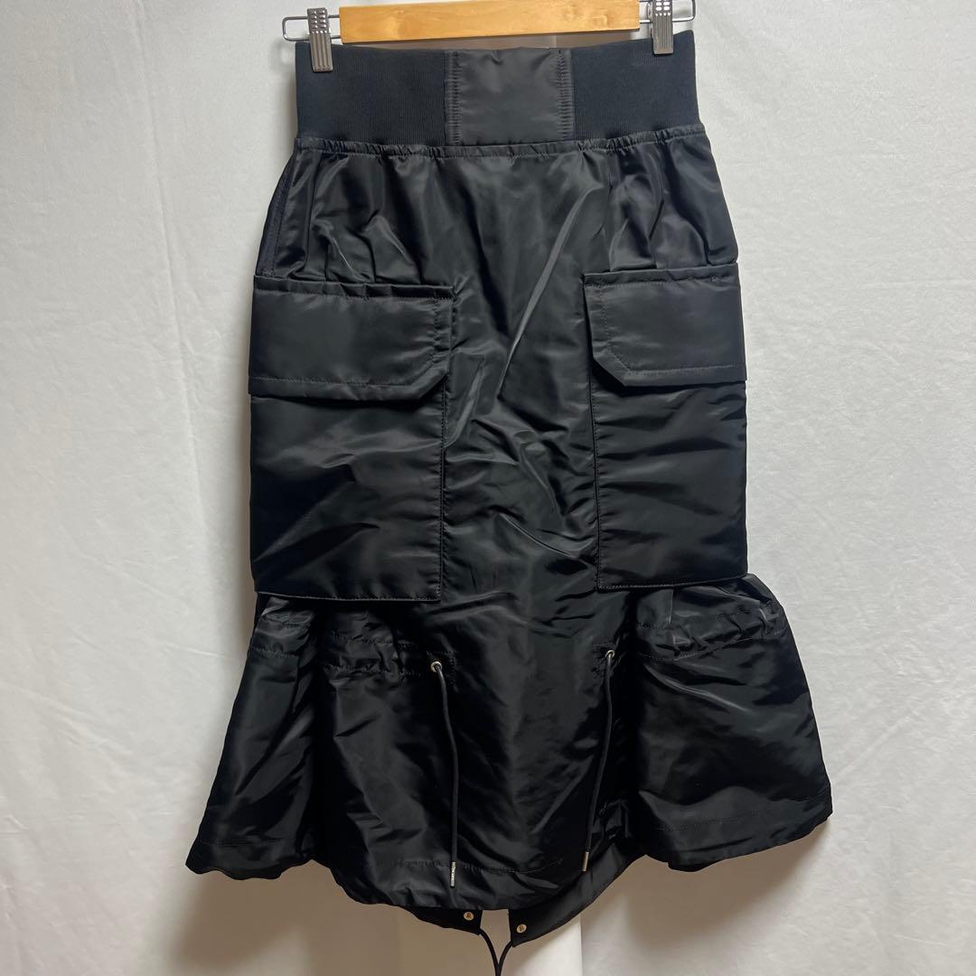 sacai Nylon Twill Mix Skirt ナイロンスカート　1