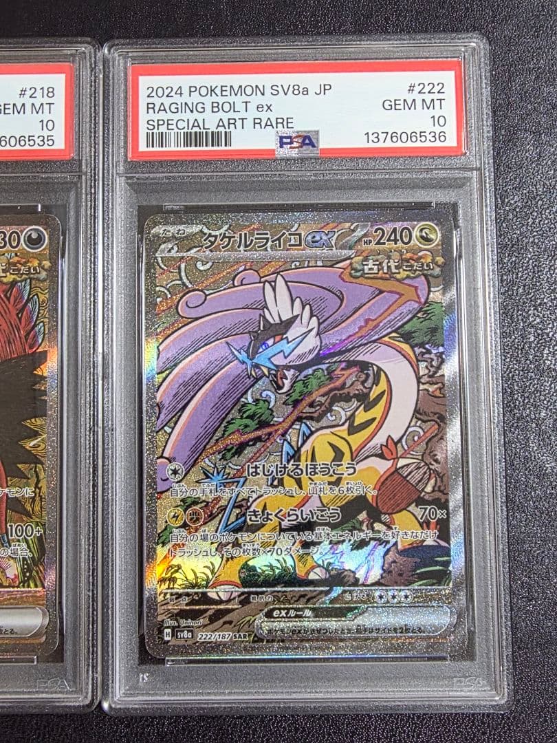 トドロクツキex SAR タケルライコex SAR PSA10 連番 - メルカリ