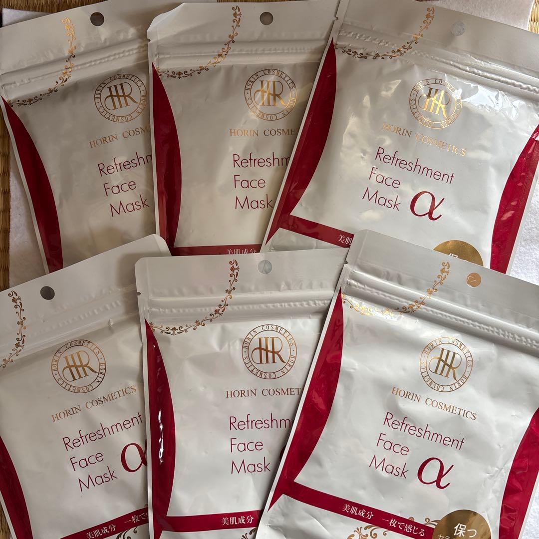 ほうりん化粧品Refreshment FaceMask α 5枚入×6袋➕おまけ