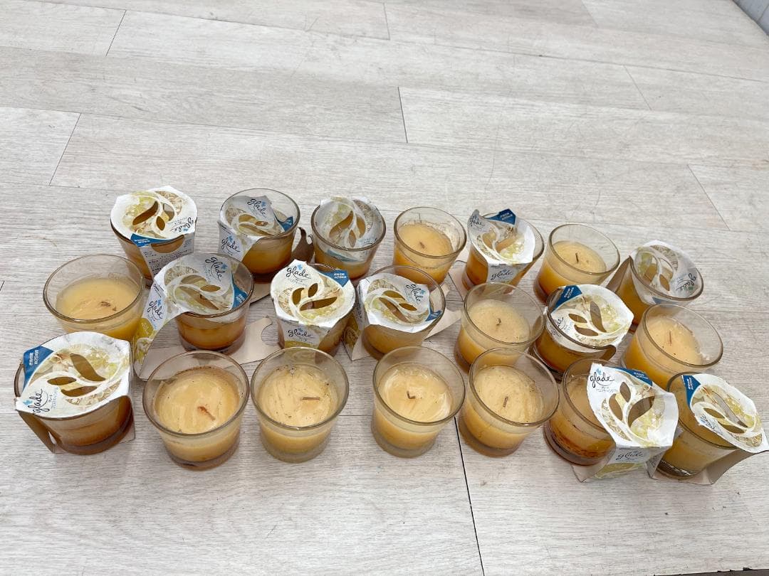 グレード アロマキャンドル ピュアバニラジョイ 108g 21個 ジョンソン