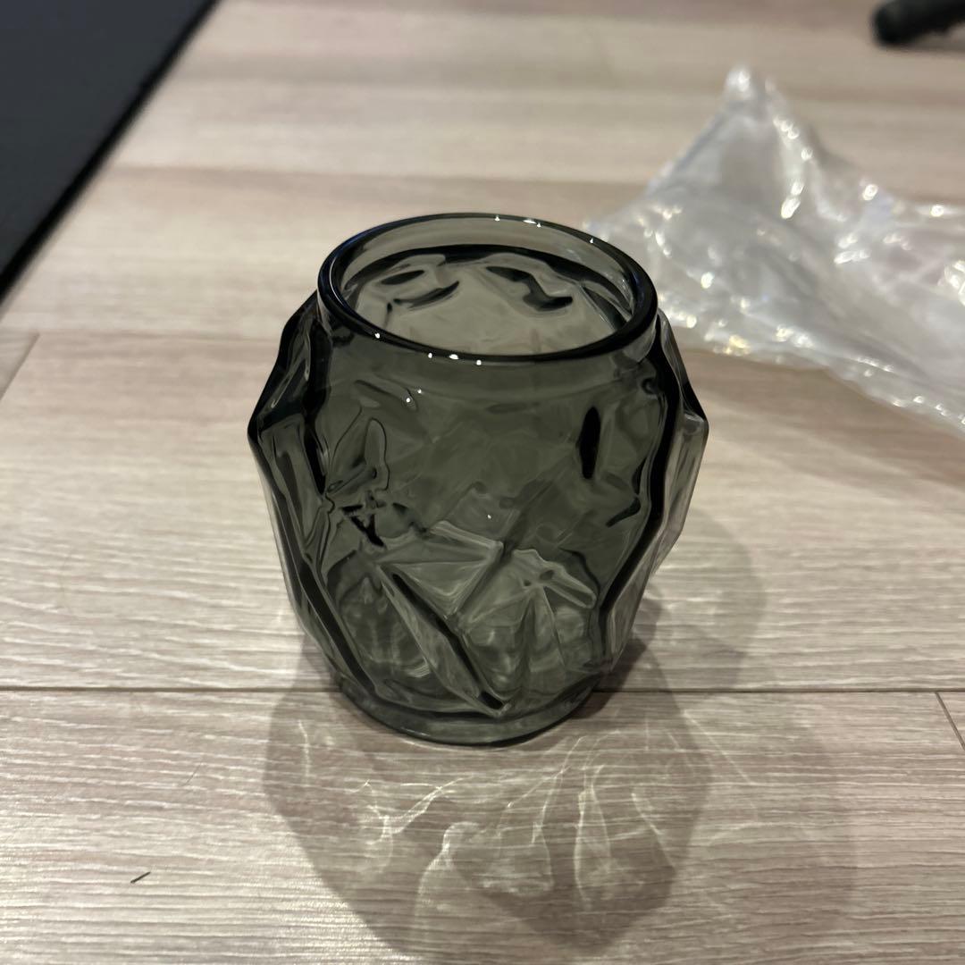 イワタデンキ クラッシュアイス グレー ランタン ホヤ