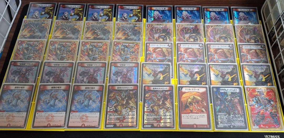 ゆうゆうメルカリ便　微高レート 赤単ミリオンブレイブカイザー デッキ 赤単轟轟轟