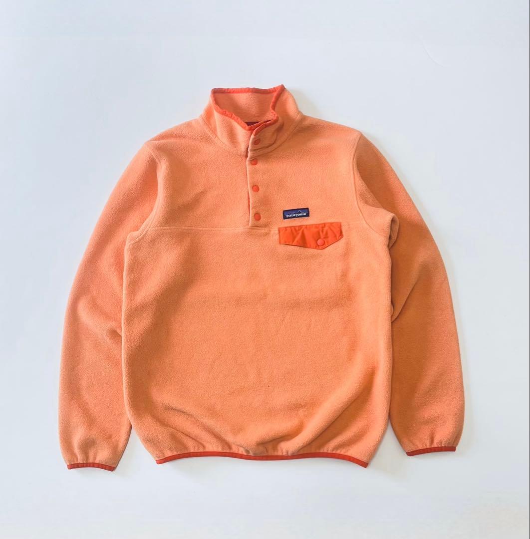 Patagonia 2015年 シンチラスナップT ニカラグア製 M オレンジ - メルカリ