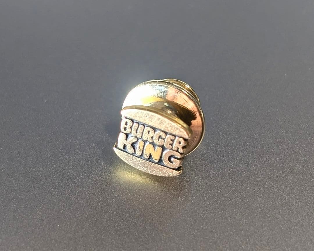 BURGER KING バーガーキング ハンバーガー ピンバッジ ロゴ
