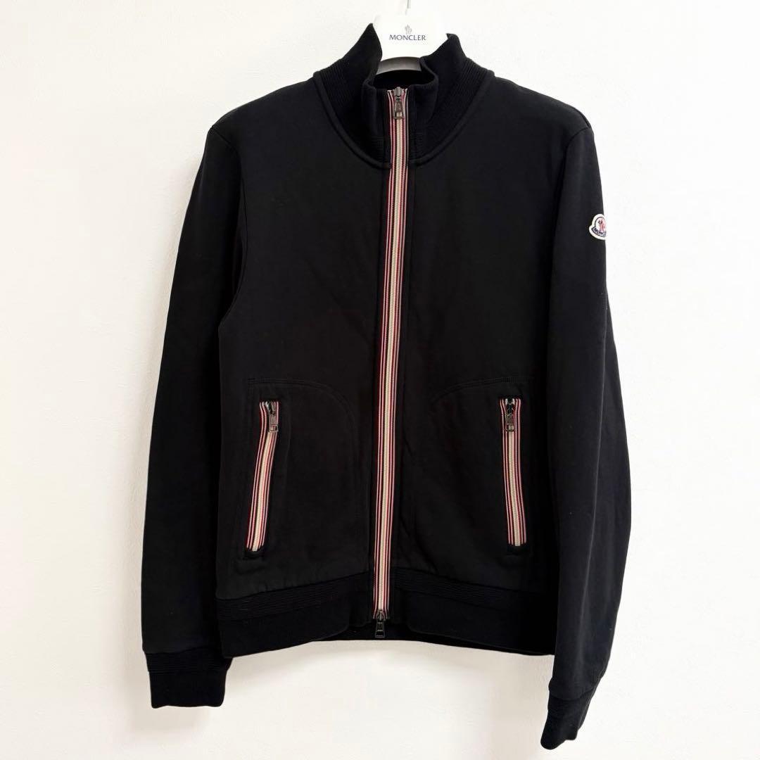 【美品】モンクレール MAGLIA CARDIGAN トラックジャケット 黒