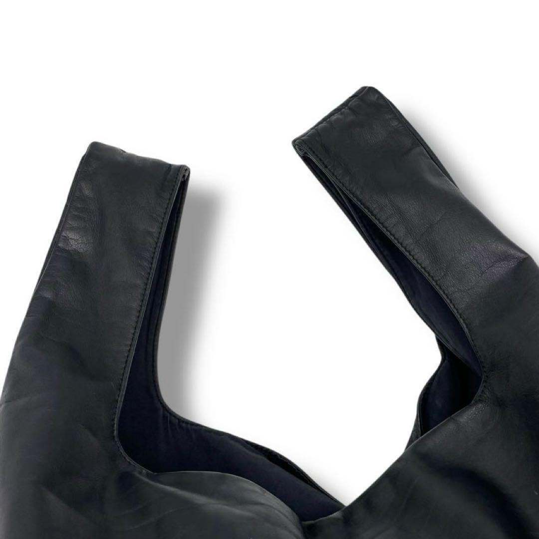 美品 マルジェラ ショッパーレザー バッグ レザー archive レディース