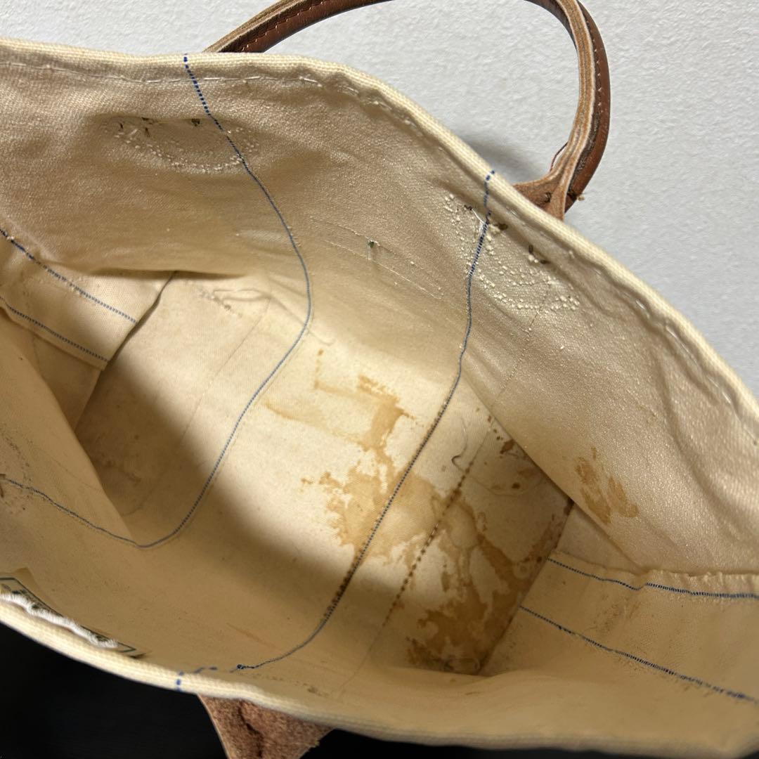 80s L.L.Bean エルエルビーン ビーントート レザーハンドル