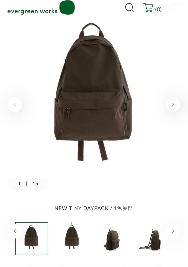 限定スタンダードサプライ SIMPLICITY NEW TINY DAYPACK