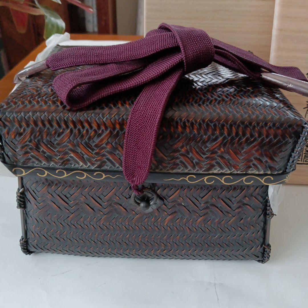 御所篭　和田青竺 茶道具 茶箱 「御所籠セット」 和田菁竺造 外箱・共箱付 ※セット内容は