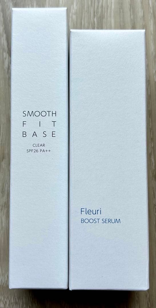 【未開封新品】Fleuri スムースフィットベースクリア&ブーストセラムセット