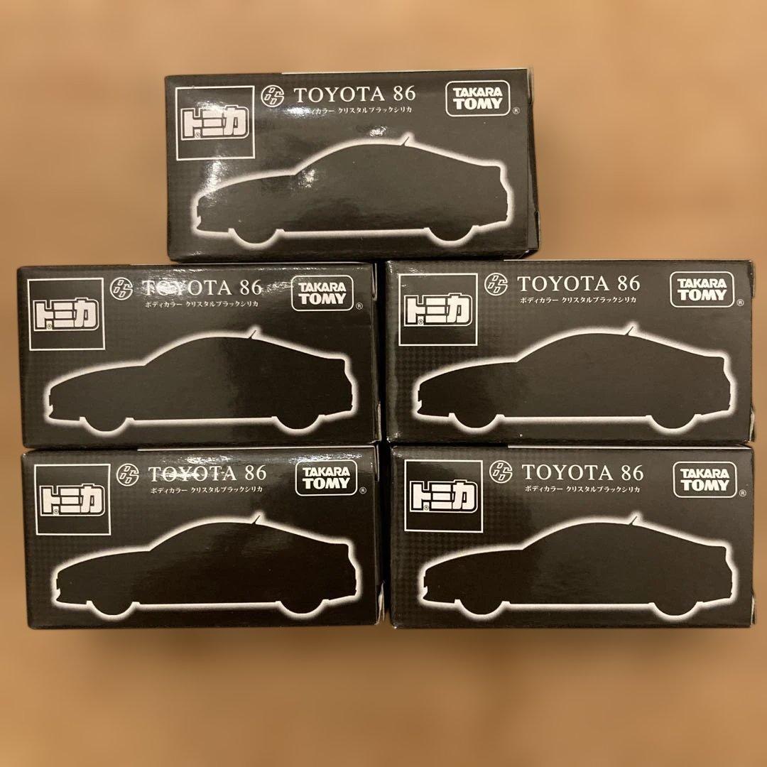 トミカトヨタ86クリスタルブラックシリカ5台セット トミカ トヨタ 86 黒 クリスタルブラックシリカ 非売品 - メルカリ