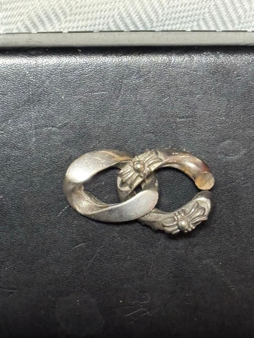 クロムハーツ　フローラルクロスIDファンシーリンク ブレスレット　2コマ クロムハーツ ブレスレット（Chrome Hearts）フローラルクロスID