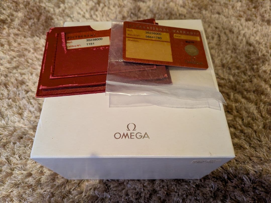 OMEGA 時計 ケースと付属品セット(本体なし)