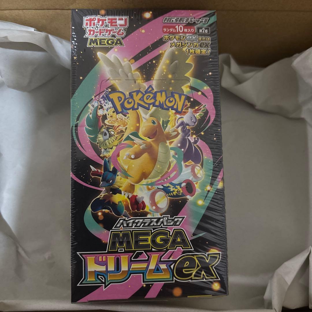 け*ー様 ポケモンカードゲーム MEGAドリームex シュリンク付き　１BOX