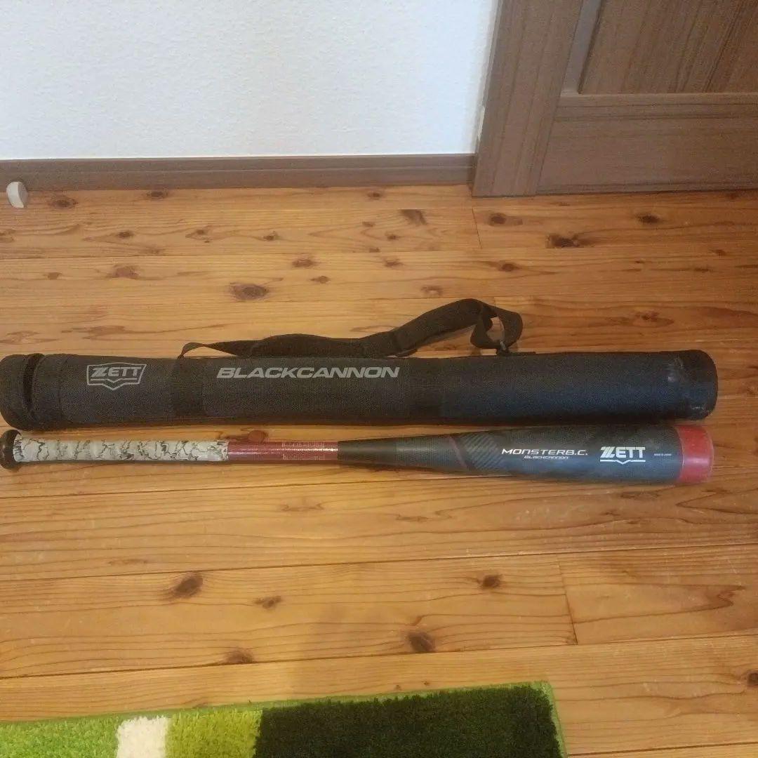 ZETT モンスターブラックキャノン 84cm ゼット（ZETT） 軟式FRP製バット MONSTER BLACKCANNON モンスター