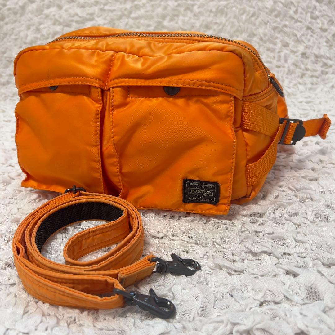 希少ポーター PORTER タンカー ウエストバッグ ショルダー 80周年 限定