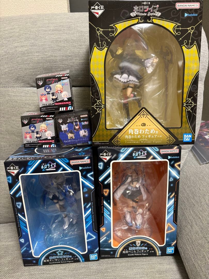 一番くじ　ホロライブ　 フィギュア、ボードセット