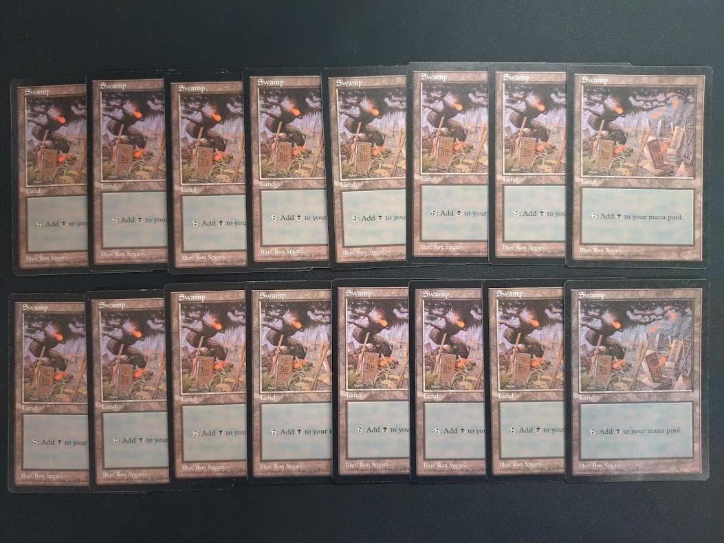 MTG APACランド 沼/Swamp APAC2 16枚セット APAC3)《沼/Swamp》(Illus.Ron Spears B)[APACランド] 土地 | 日本最大