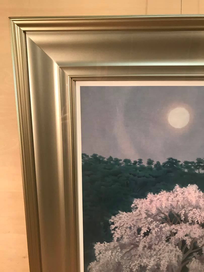 東山魁夷 「花明り」 新復刻画 落款・エディション・作品証明シール