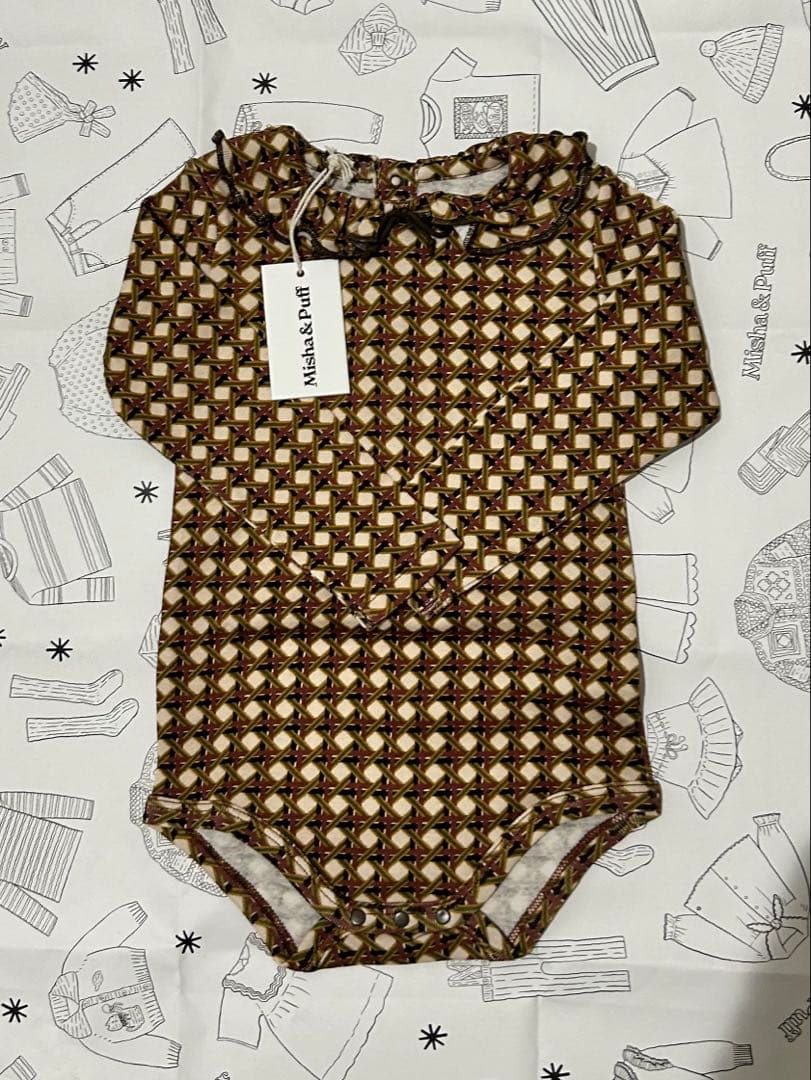 misha＆puff Baby Pattie Onesie 12-18m