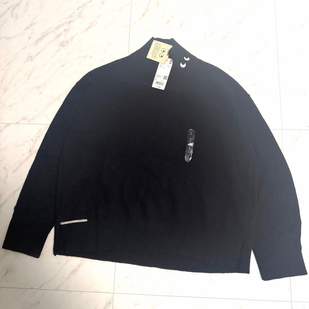 【新品タグ付き】ユニクロ アニヤハインドマーチ カシミヤ ハイネックセーター