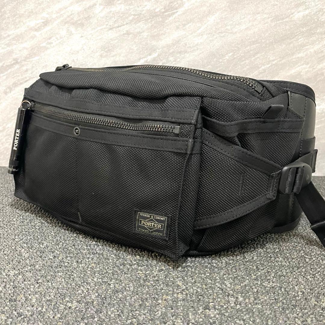 美品✨ 人気 ポーター ヒート Lサイズ ウエストバッグ ボディバッグ 黒 HEAT(ヒート) WAIST BAG | 吉田カバンホームページ | YOSHIDA & Co.