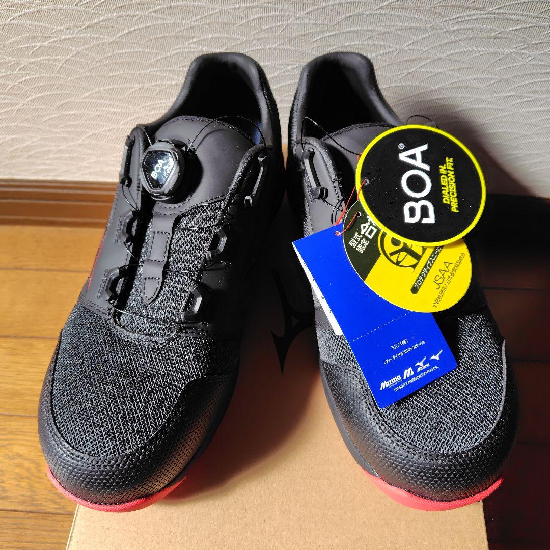 【未使用】ミズノ　プロテクティブスニーカー　26.0cm　EEE 　ブラック