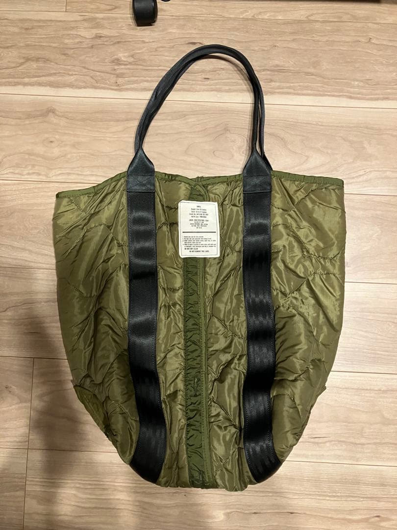 希少　キムタク 私物　着　us 三軒茶屋 オリーブ　トートバッグ ショルダー