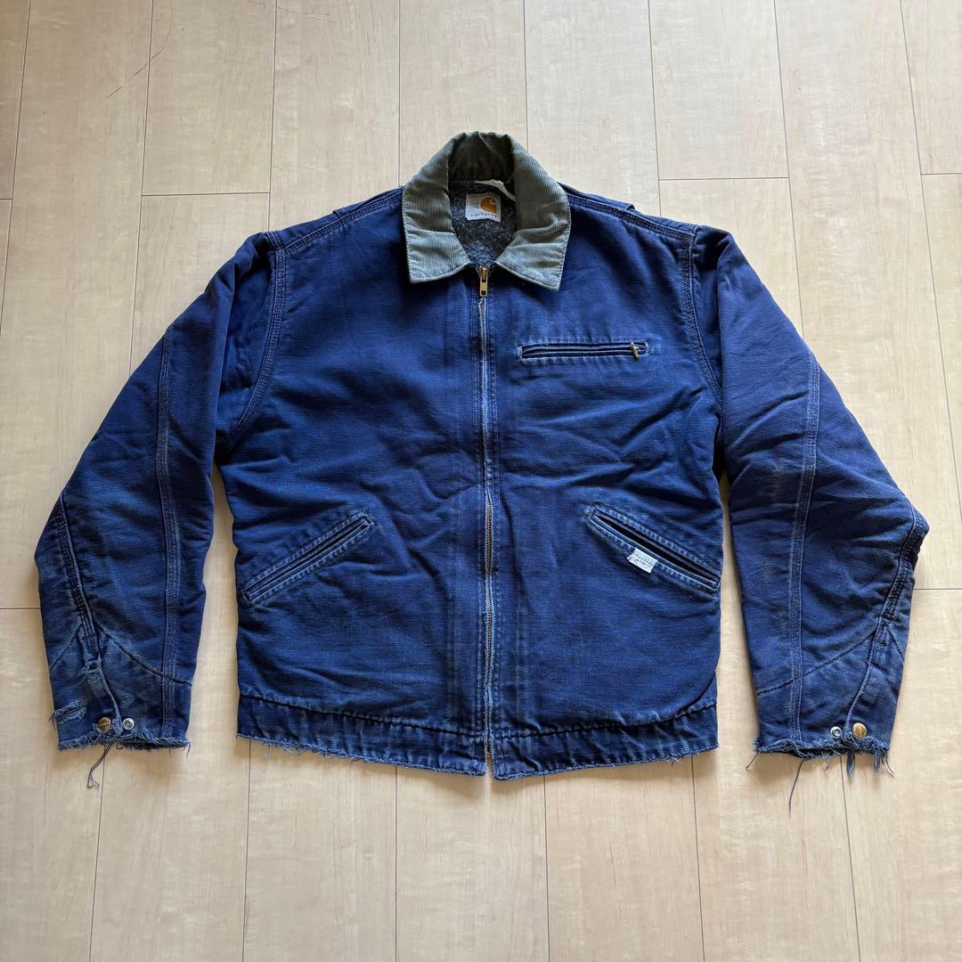 Carhartt 100周年記念 デトロイトジャケット ネイビー 38 Sサイズ VINTAGE ヴィンテージ Carhartt カーハート 100 Years Detroit Jacket