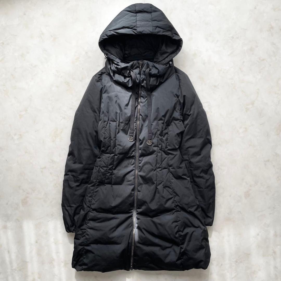 モンクレール NIM GIUBBOTTO ロングダウンコート　XS　ロゴ金具