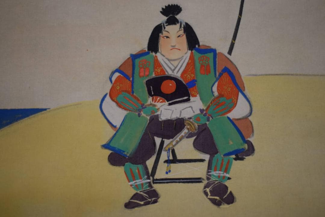 真作/林文塘/桃太郎図/猿/鳥/犬/きび団子/布袋屋掛軸HK-37 真作/林文塘/桃太郎図/猿/鳥/犬/きび団子/布袋屋掛軸HK-37 - メルカリ