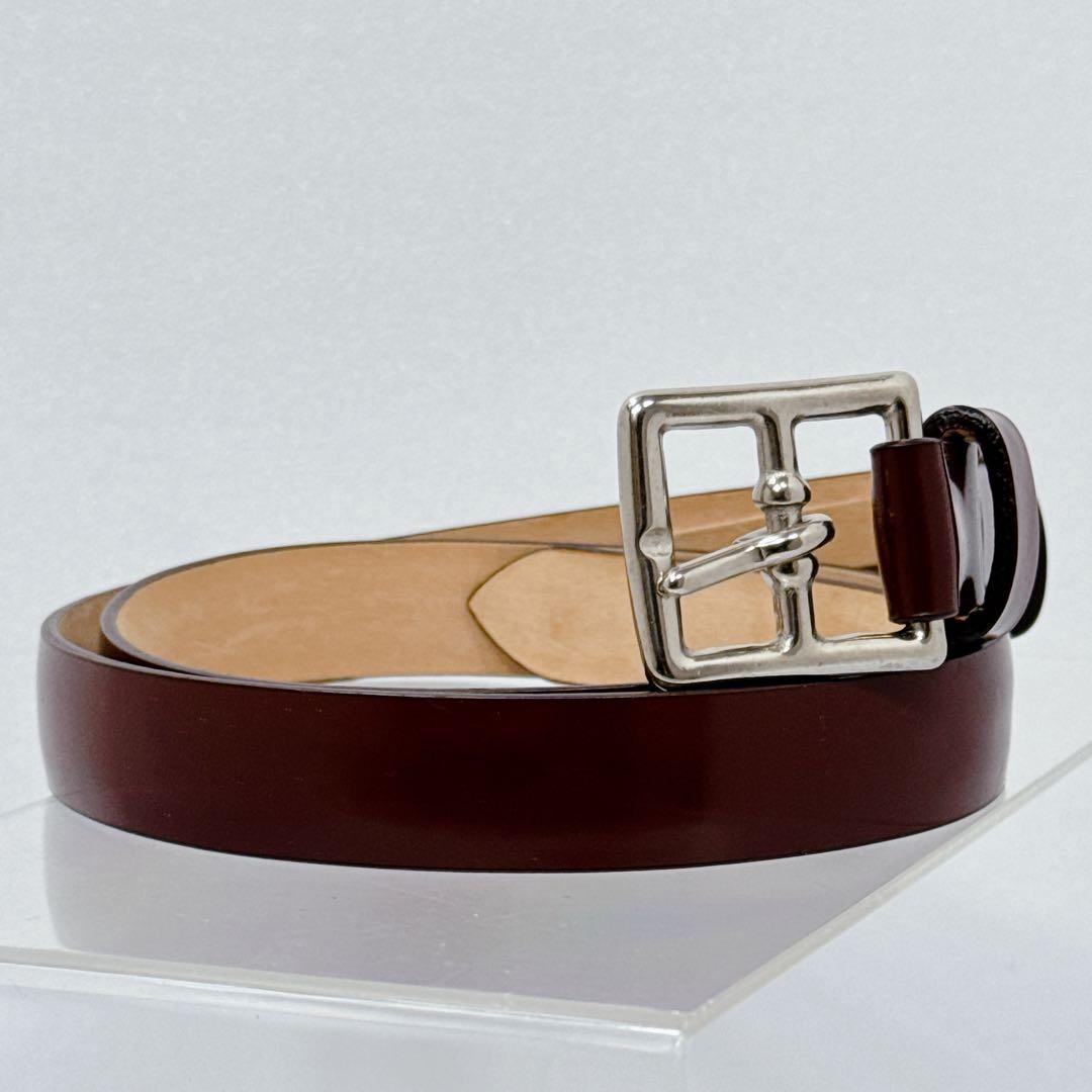 J&M DAVIDSON ハーネスバックル レザーベルト 80/32 英国製 J&M Davidson（J＆Mデヴィッドソン） ジェイアンドエムデヴィッドソン