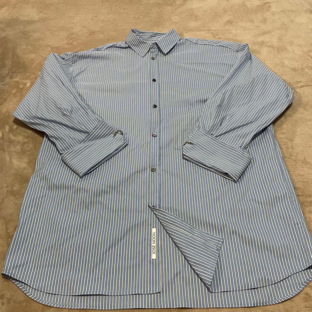 JOSE MOON ストライプ 長袖シャツ Fサイズ