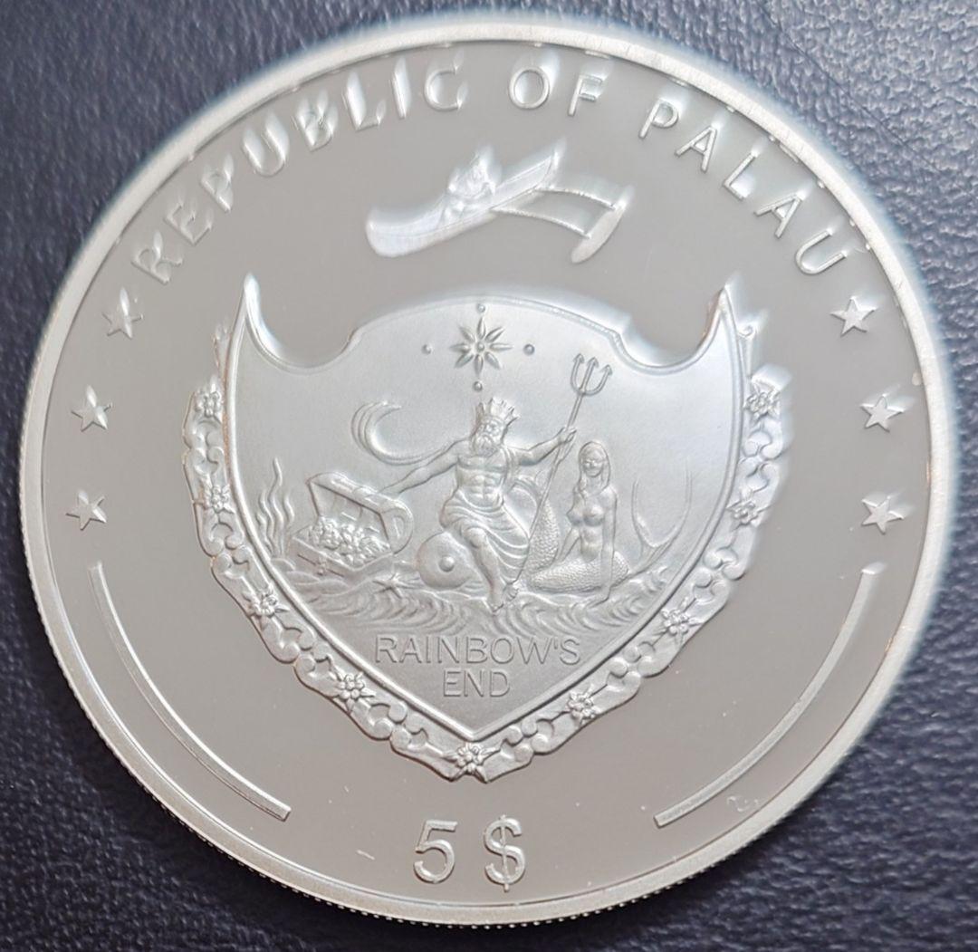 2010年 パラオ銀貨 5ドル アクロポリス銀貨 SV925 大型プルーフ - メルカリ